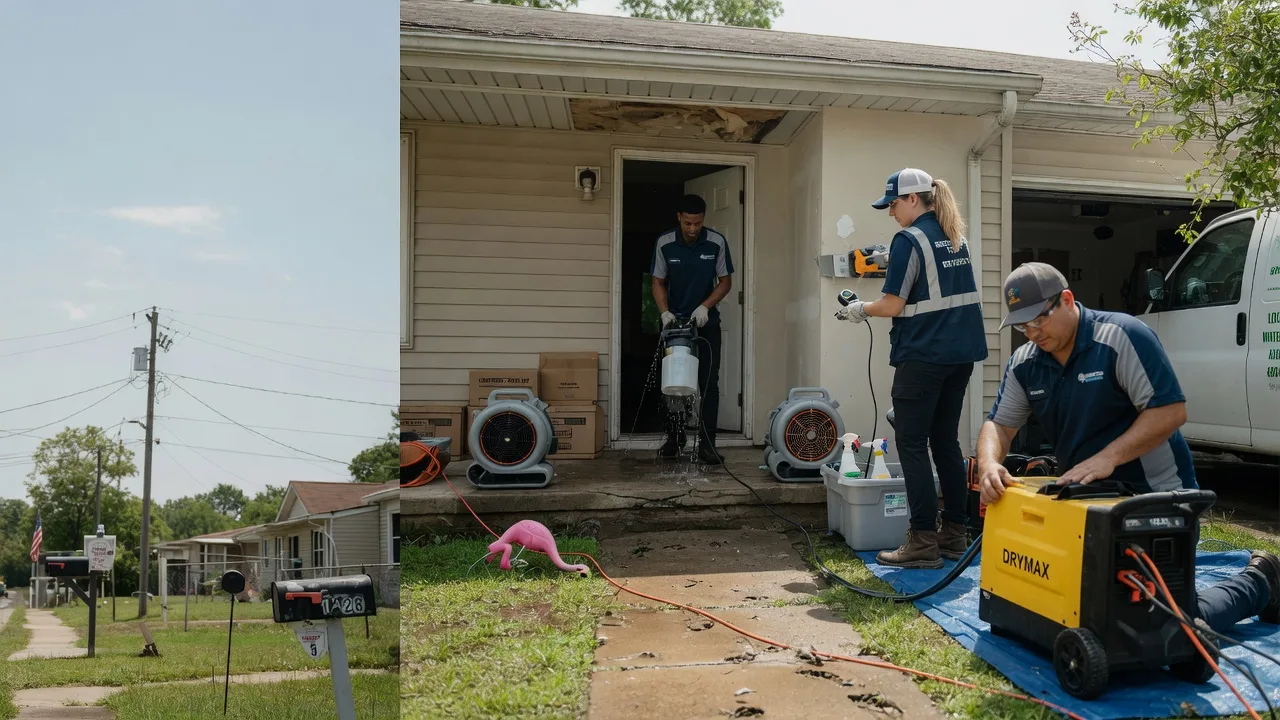 Storm Damage Water Removal in Knickerbocker, TX near me
